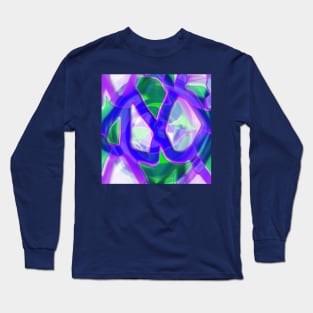 Blue, green and purple II Long Sleeve T-Shirt